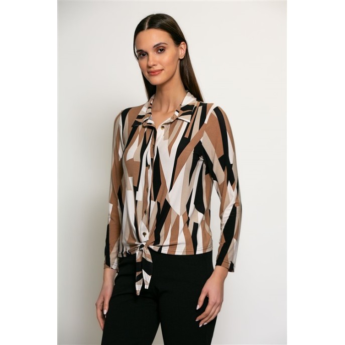 Batida Blouse 2247 kraag strik Classy Stripe